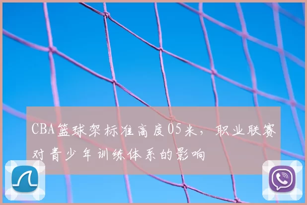 CBA篮球架标准高度05米，职业联赛对青少年训练体系的影响